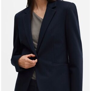 MNG Mango Women's Navy Blue Suit Set – Blazer, Pants & Skirt